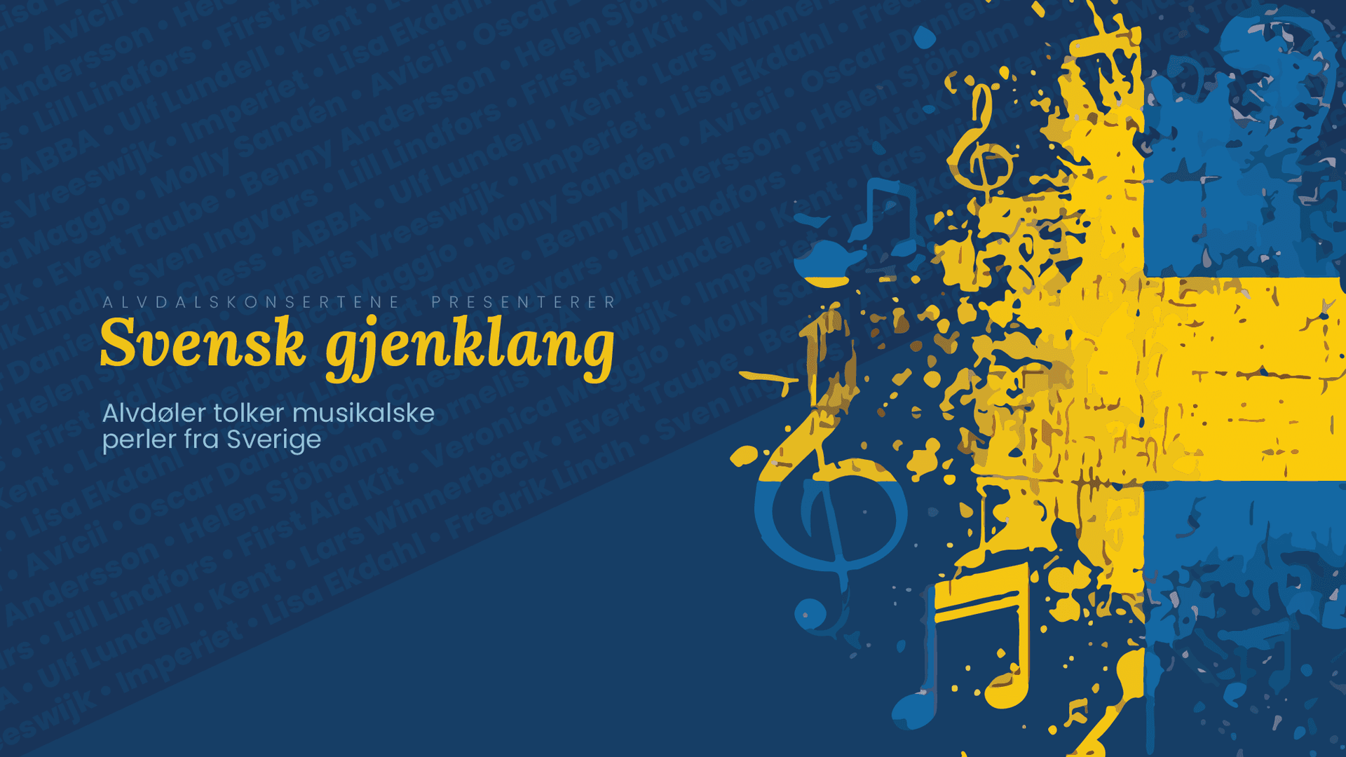 Svensk Gjenklang Plakat