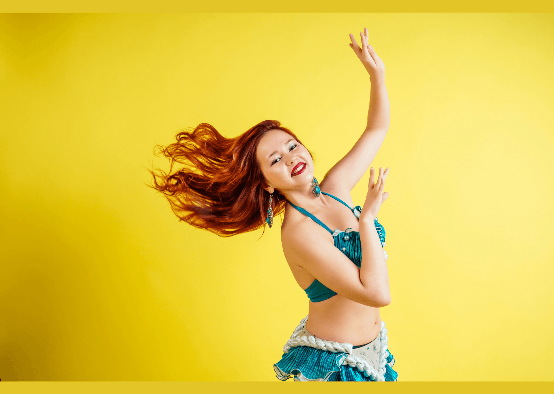 Magedanserinne i bevegelse