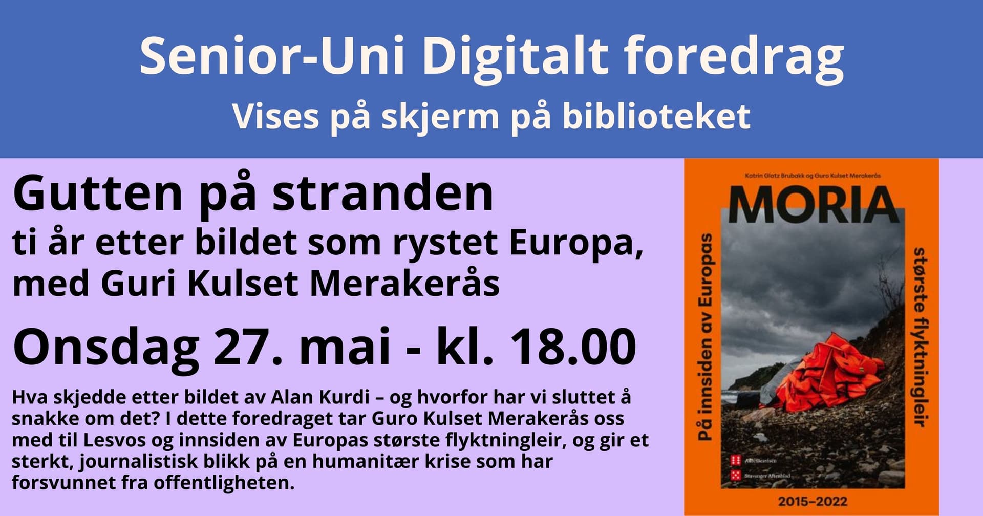 Bokomslag med foto av en haug redningsvester